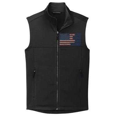 Pro God Gun Funny God Guns And Trump Collective Smooth Fleece Vest