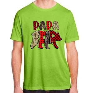 Papa Gigi Grandma Grandpa Mimi Nana Mother Daypapa Bear Gift Adult ChromaSoft Performance T-Shirt