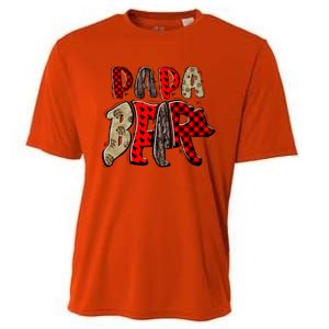 Papa Gigi Grandma Grandpa Mimi Nana Mother Daypapa Bear Gift Cooling Performance Crew T-Shirt