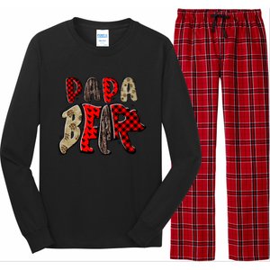 Papa Gigi Grandma Grandpa Mimi Nana Mother Daypapa Bear Gift Long Sleeve Pajama Set