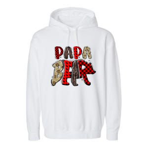 Papa Gigi Grandma Grandpa Mimi Nana Mother Daypapa Bear Gift Garment-Dyed Fleece Hoodie