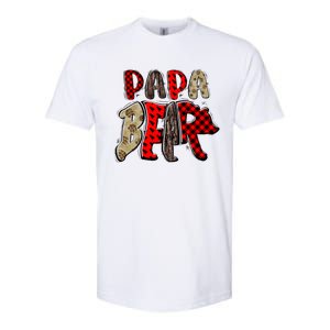 Papa Gigi Grandma Grandpa Mimi Nana Mother Daypapa Bear Gift Softstyle CVC T-Shirt