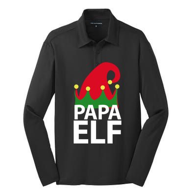 Papa Great Gift Silk Touch Performance Long Sleeve Polo