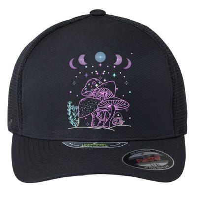 Pastel Goth Goblincore Aesthetic Dark Academia Cottagecore Flexfit Unipanel Trucker Cap