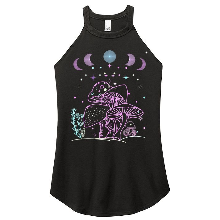 Pastel Goth Goblincore Aesthetic Dark Academia Cottagecore Women's Perfect Tri Rocker Tank