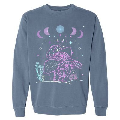 Pastel Goth Goblincore Aesthetic Dark Academia Cottagecore Garment-Dyed Sweatshirt