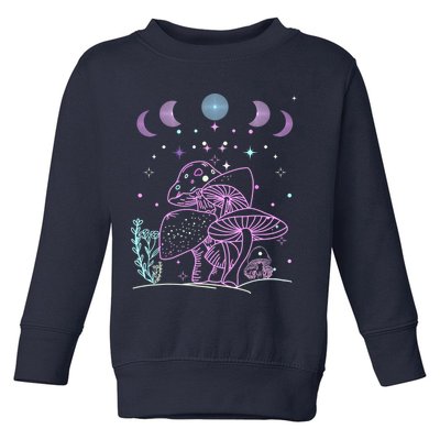 Pastel Goth Goblincore Aesthetic Dark Academia Cottagecore Toddler Sweatshirt