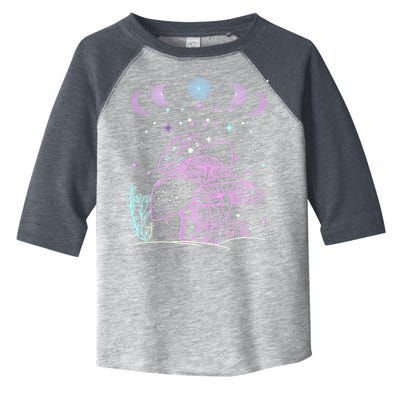 Pastel Goth Goblincore Aesthetic Dark Academia Cottagecore Toddler Fine Jersey T-Shirt