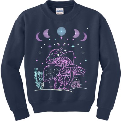 Pastel Goth Goblincore Aesthetic Dark Academia Cottagecore Kids Sweatshirt