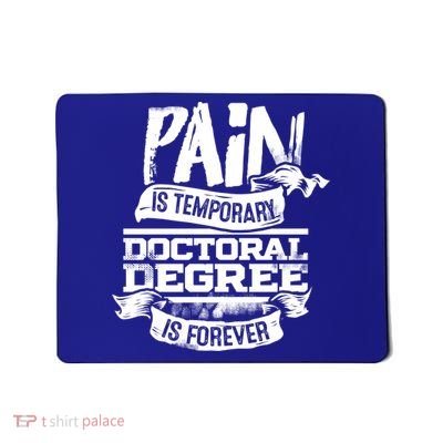 Phd Graduate Gift Idea Funny Doctoral Degree Gift Mousepad