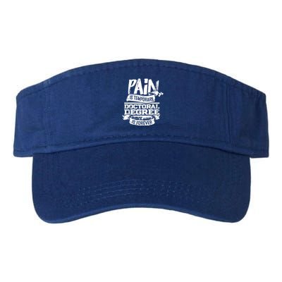 Phd Graduate Gift Idea Funny Doctoral Degree Gift Valucap Bio-Washed Visor