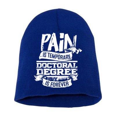 Phd Graduate Gift Idea Funny Doctoral Degree Gift Short Acrylic Beanie