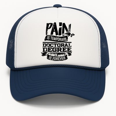 Phd Graduate Gift Idea Funny Doctoral Degree Gift Trucker Hat