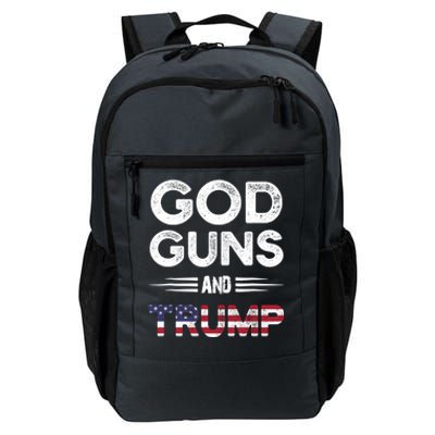 Pro God Guns And Trump Gift Daily Commute Backpack