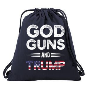 Pro God Guns And Trump Gift Drawstring Bag