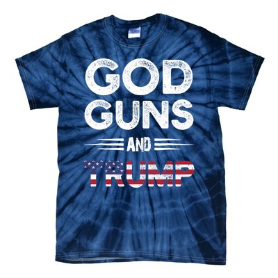 Pro God Guns And Trump Gift Tie-Dye T-Shirt