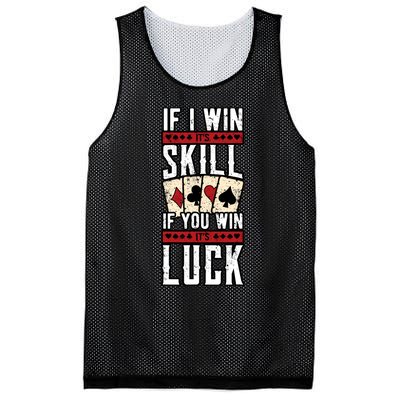 Poker Gambling Gambler Casino Card Game Hand Bluff Fold Mesh Reversible Basketball Jersey Tank