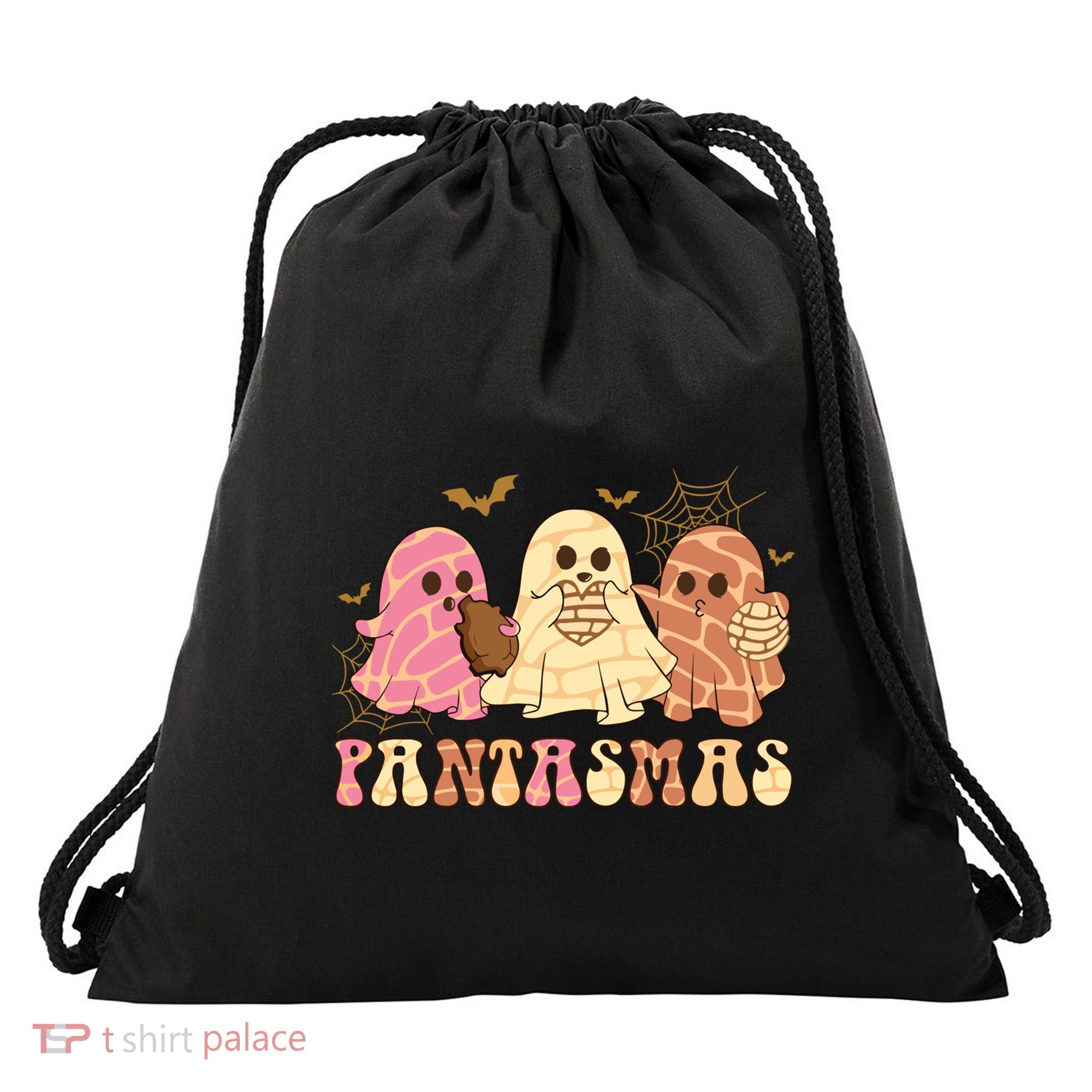Pantasmas Ghost Halloween Pan Dulce Mexican Pan Tasmas Great Gift Drawstring Bag