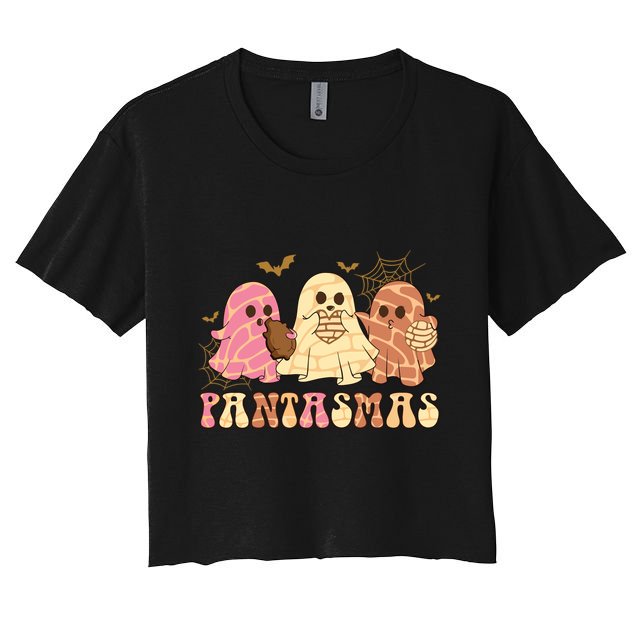 Pantasmas Ghost Halloween Pan Dulce Mexican Pan Tasmas Great Gift Crop Top