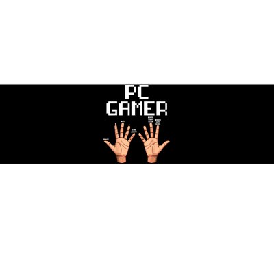 Pc Gamer Hands Funny Computer Video Gaming Lovers Gag Outfit Bumper Sticker