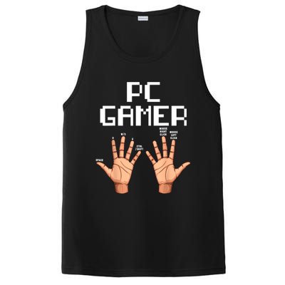 Pc Gamer Hands Funny Computer Video Gaming Lovers Gag Outfit PosiCharge Competitor Tank