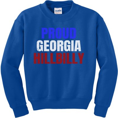 Proud Georgia Hillbilly Cute Gift Kids Sweatshirt