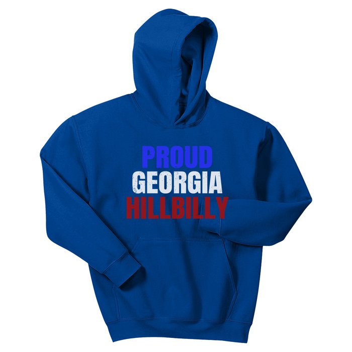 Proud Georgia Hillbilly Cute Gift Kids Hoodie