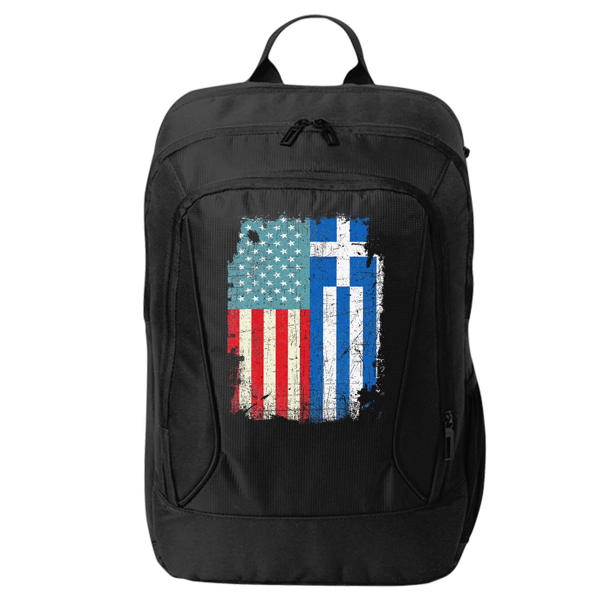Proud Greek Heritage American Greek Flag Pride Gifts Idea City Backpack