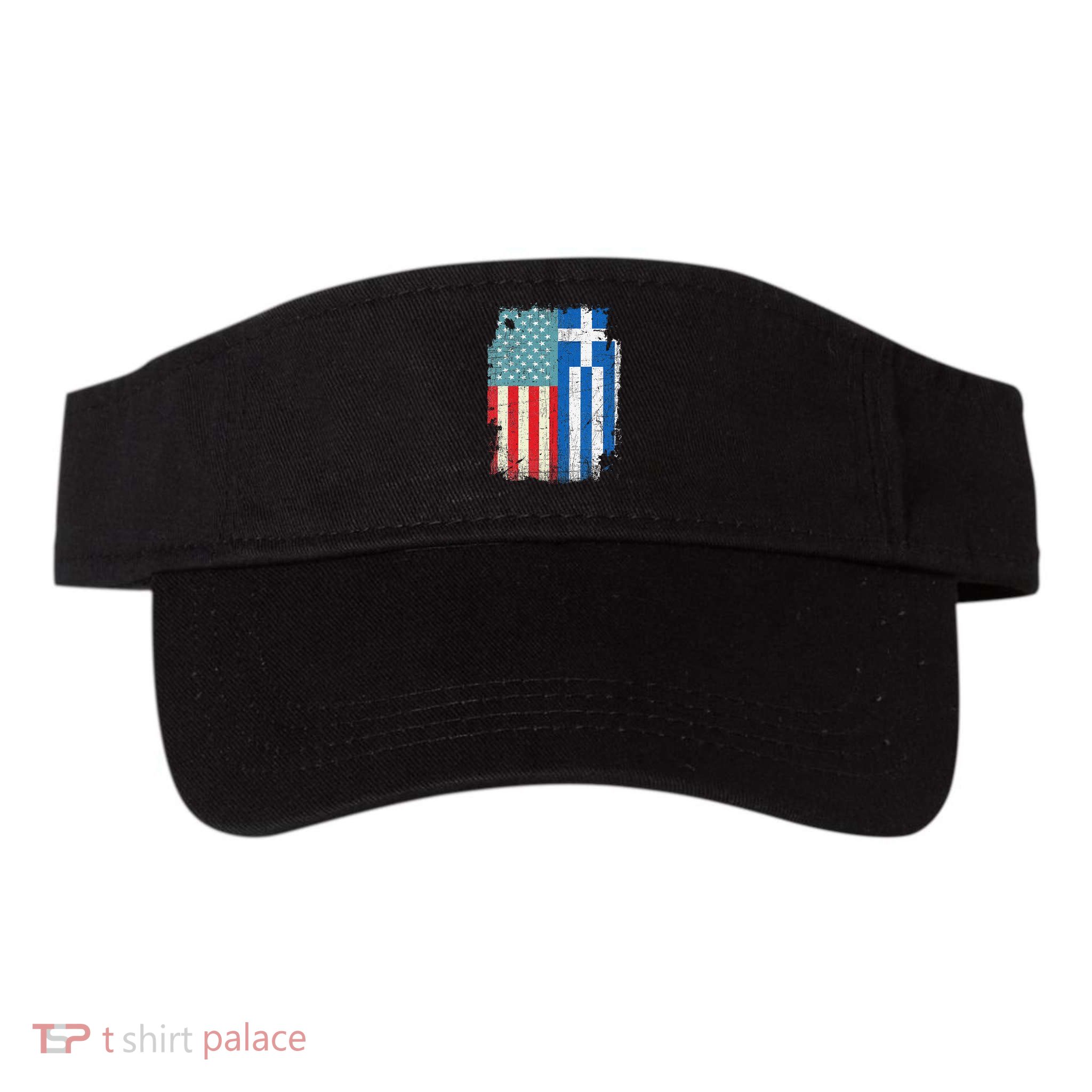Proud Greek Heritage American Greek Flag Pride Gifts Idea Visor