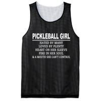 PICKLEBALL GIRL HATED BY MANY Mesh Reversible Basketball Jersey Tank