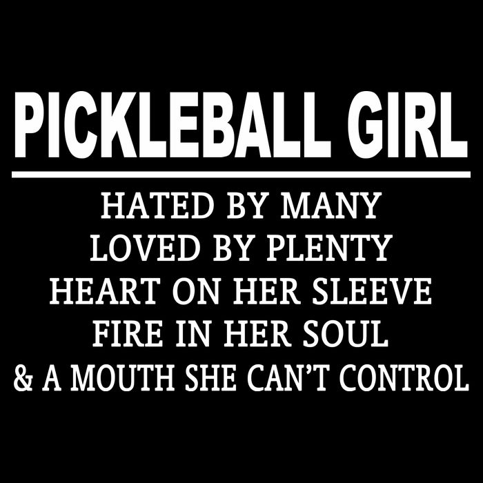 PICKLEBALL GIRL HATED BY MANY Youth Performance Sprint T-Shirt