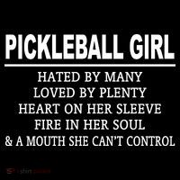 PICKLEBALL GIRL HATED BY MANY Kids T-Shirt