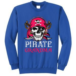 Pirate Grandma Halloween Skull Pirate Costume Family Sweatshirt