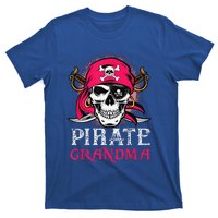 Pirate Grandma Halloween Skull Pirate Costume Family T-Shirt