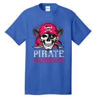 Pirate Grandma Halloween Skull Pirate Costume Family Tall T-Shirt