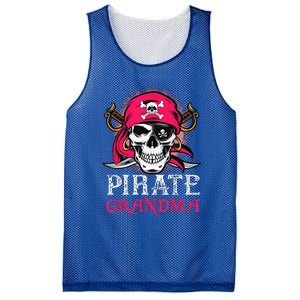 Pirate Grandma Halloween Skull Pirate Costume Family Mesh Reversible Basketball Jersey Tank