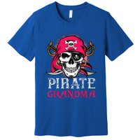 Pirate Grandma Halloween Skull Pirate Costume Family Premium T-Shirt