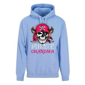 Pirate Grandma Halloween Skull Pirate Costume Family Unisex Surf Hoodie