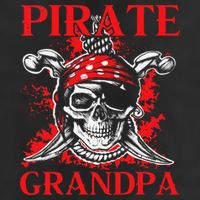 Pirate Grandpa Happy Father Day Matching Family Pirate Lover 11oz C Handle Ceramic Mug