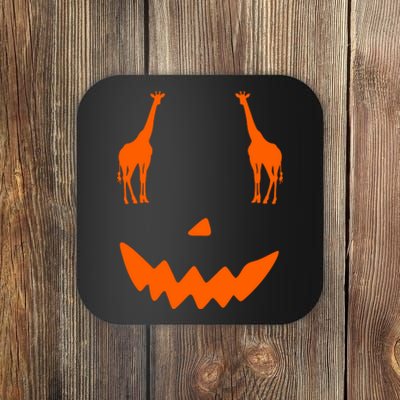 Pumpkin Giraffe Halloween Coaster