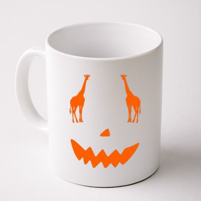 Pumpkin Giraffe Halloween Coffee Mug