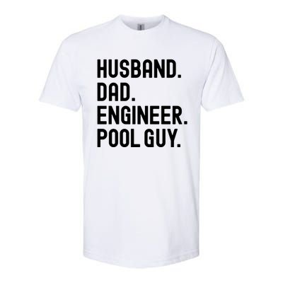 Pool Guy Husband Dad Engineer Gift Softstyle® CVC T-Shirt