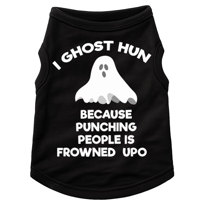 Paranormal Ghost Hunting Send Aaron In Alone Halloween Doggie Tank