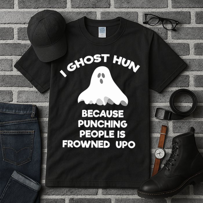 Paranormal Ghost Hunting Send Aaron In Alone Halloween Tall T-Shirt