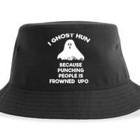 Paranormal Ghost Hunting Send Aaron In Alone Halloween Sustainable Bucket Hat