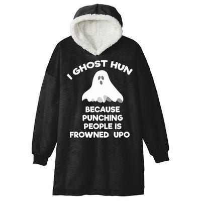 Paranormal Ghost Hunting Send Aaron In Alone Halloween Hooded Wearable Blanket