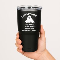 Paranormal Ghost Hunting Send Aaron In Alone Halloween Tumbler