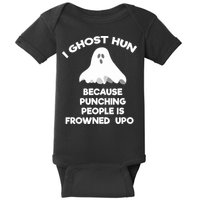 Paranormal Ghost Hunting Send Aaron In Alone Halloween Baby Bodysuit