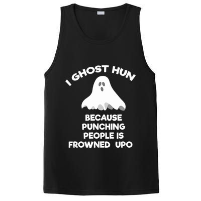 Paranormal Ghost Hunting Send Aaron In Alone Halloween PosiCharge Competitor Tank