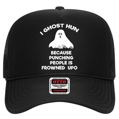 Paranormal Ghost Hunting Send Aaron In Alone Halloween Trucker Hat